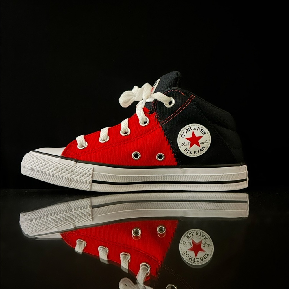 Converse MID blk & orange -  $45 OBO